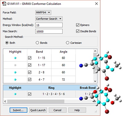 This molecule has many possible conformations, and predicting its ROA spectrum