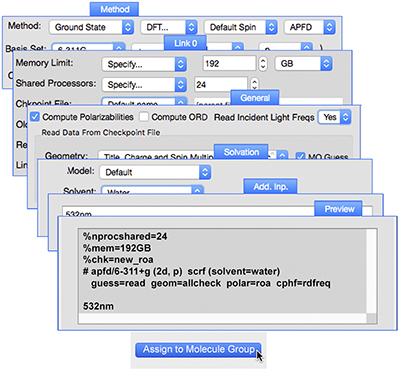 gss-setup assign molecule group